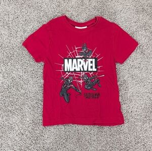 Marvel Boy's Red Spider-Man Miles Morales Tee Size 4-5 Years